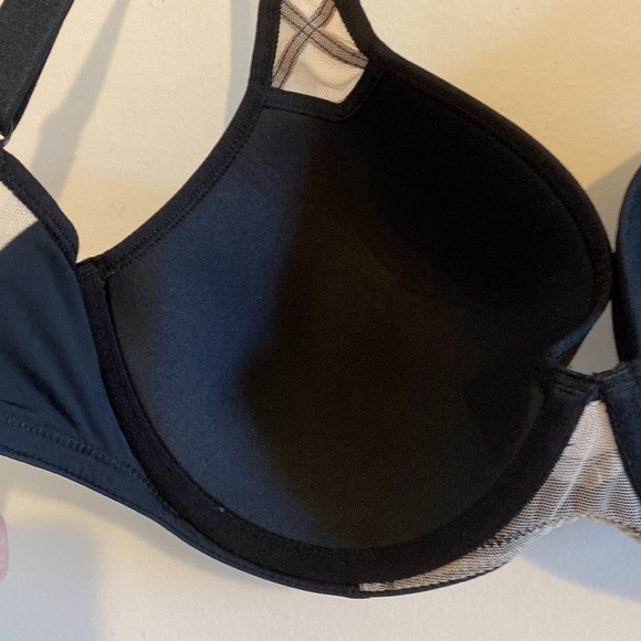 32E 32DD Paramour Felina Sexy Black Amaranth Underwire Mesh High Quality Bra EUC - Picture 14 of 16
